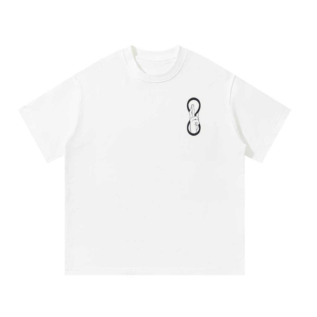Gojo Satoru Blue Eyes White Oversize Tee